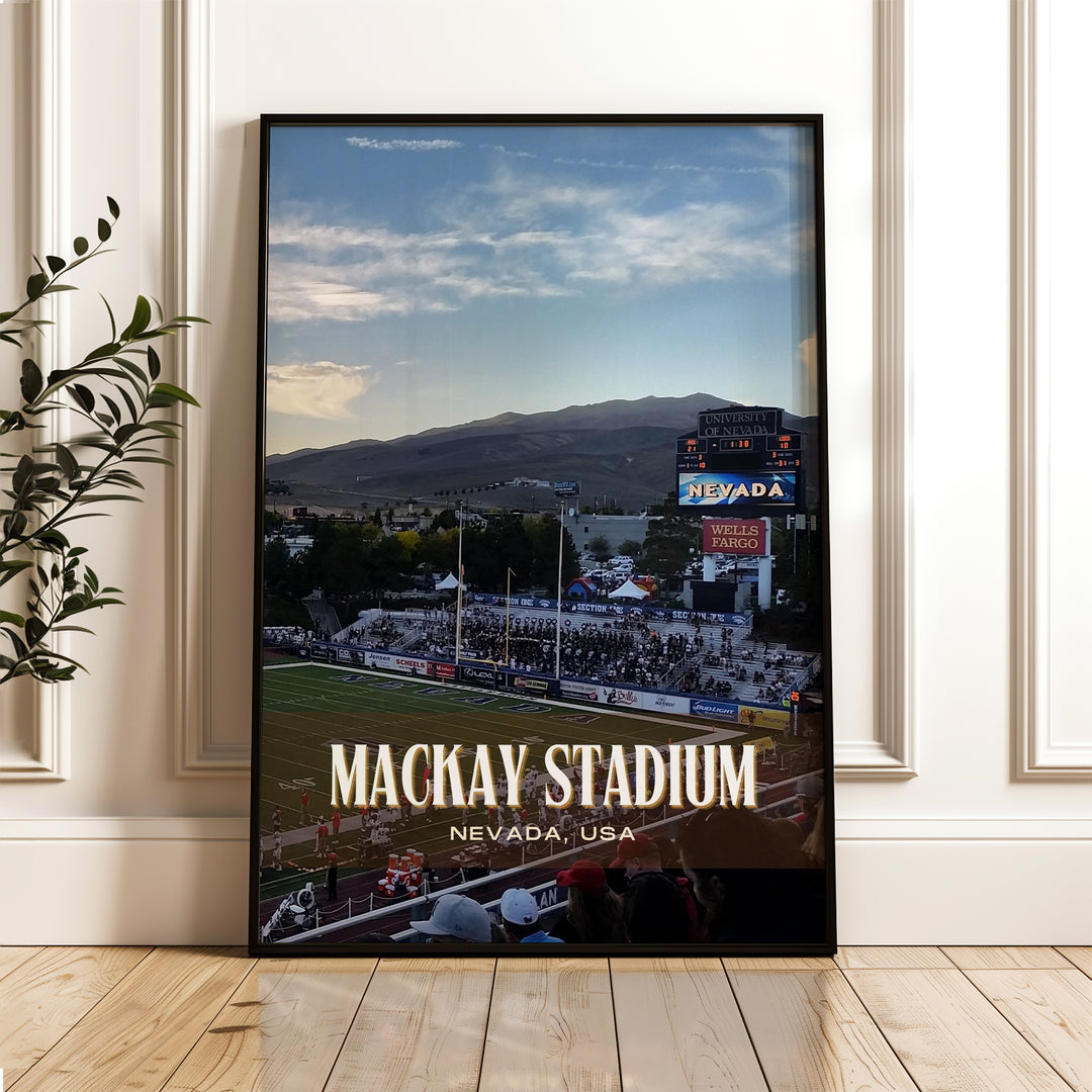 Mackay Stadium Football Wall Art