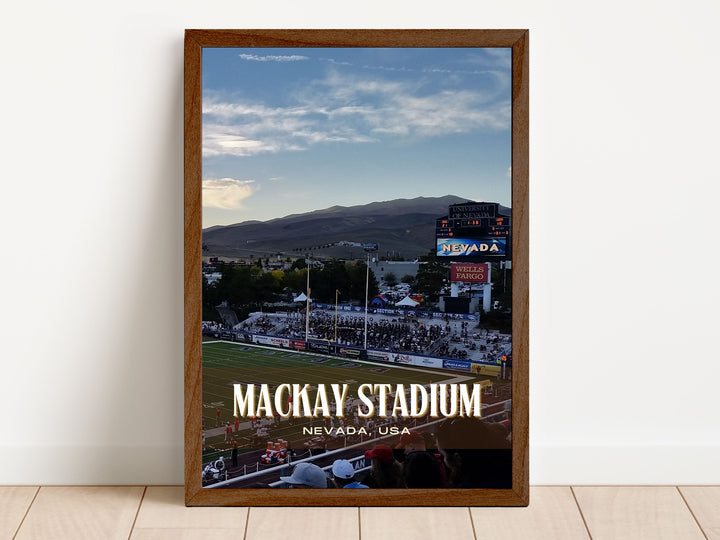 Mackay Stadium Football Wall Art