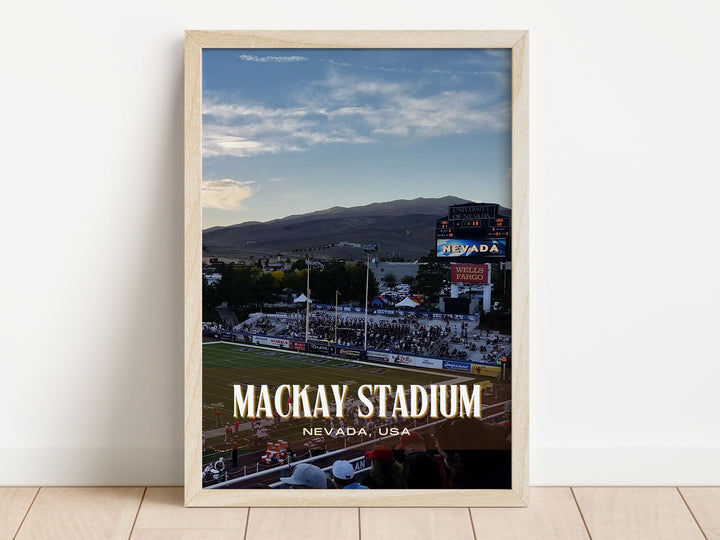 Mackay Stadium Football Wall Art