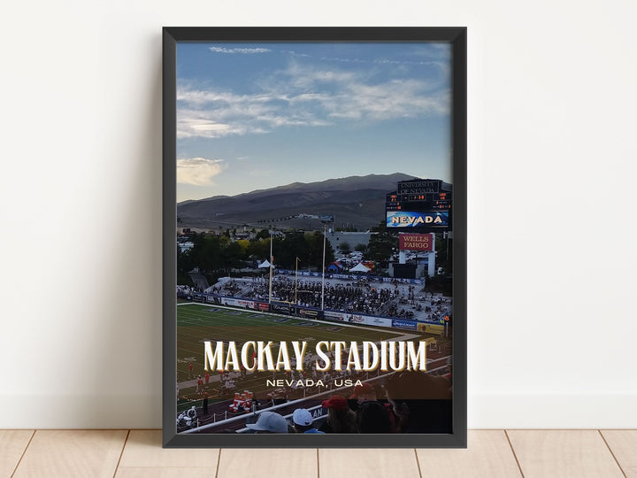 Mackay Stadium Football Wall Art