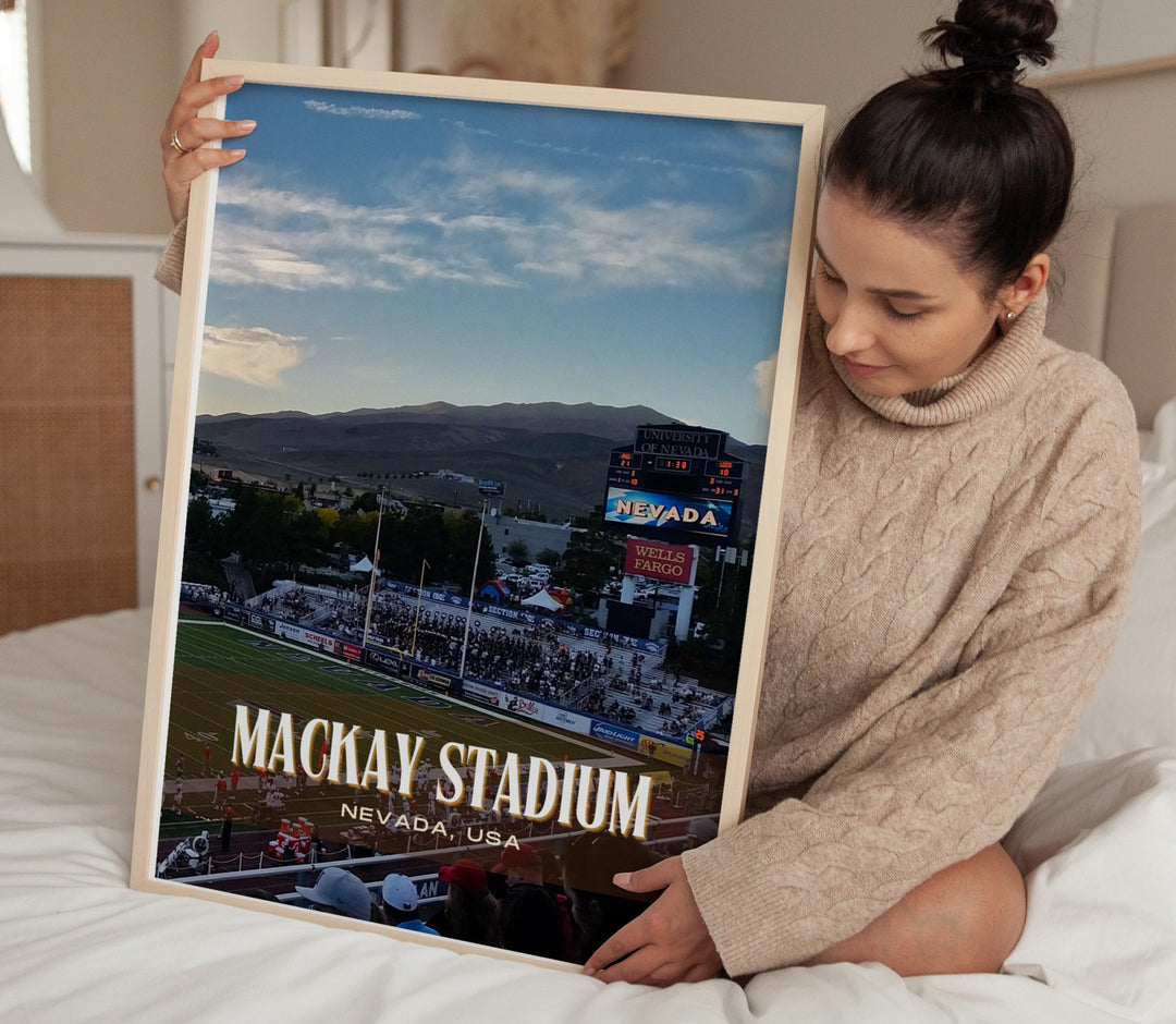 Mackay Stadium Football Wall Art