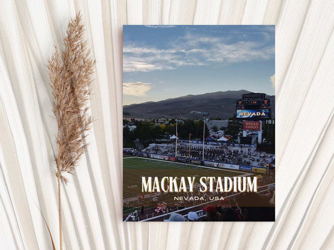 Mackay Stadium Football Wall Art