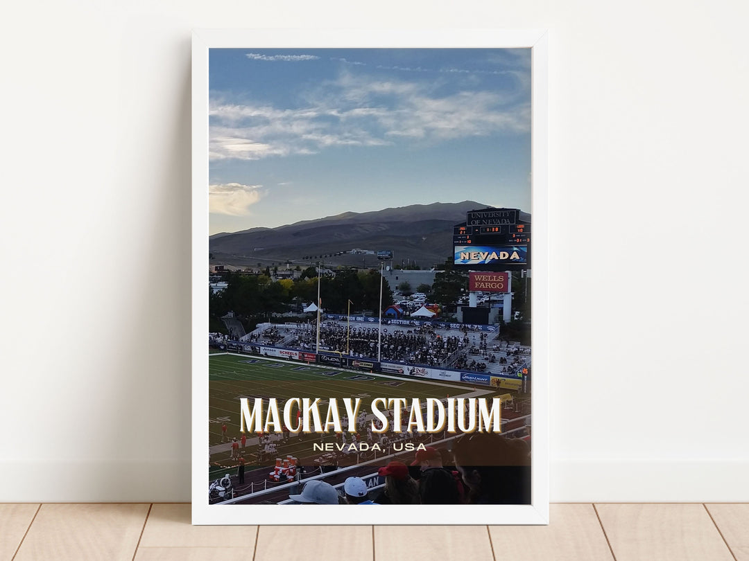 Mackay Stadium Football Wall Art