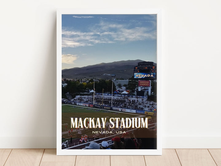 Mackay Stadium Football Wall Art