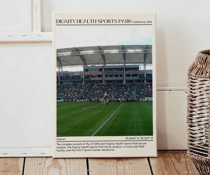 Dignity Health Sports Park Football Minimal Wall Art