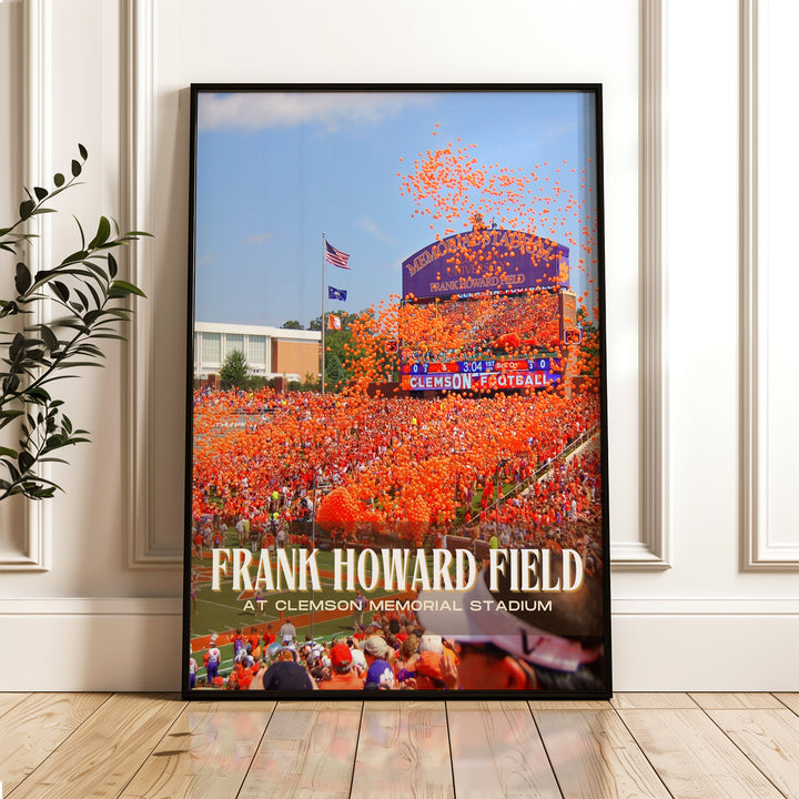 Frank Howard Field Stadium Football Wall Art