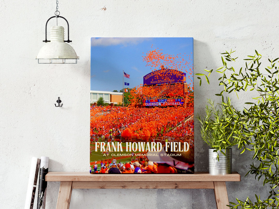 Frank Howard Field Stadium Football Wall Art