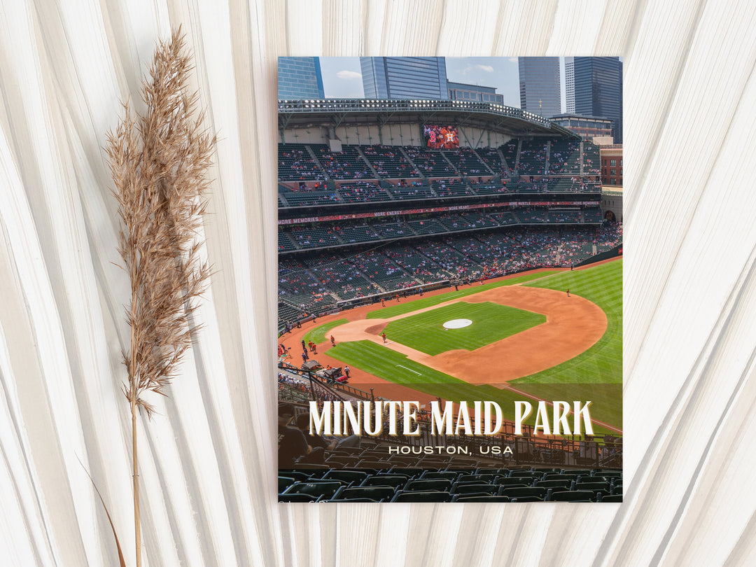 Minute Maid Park Stadium Baseball Wall Art