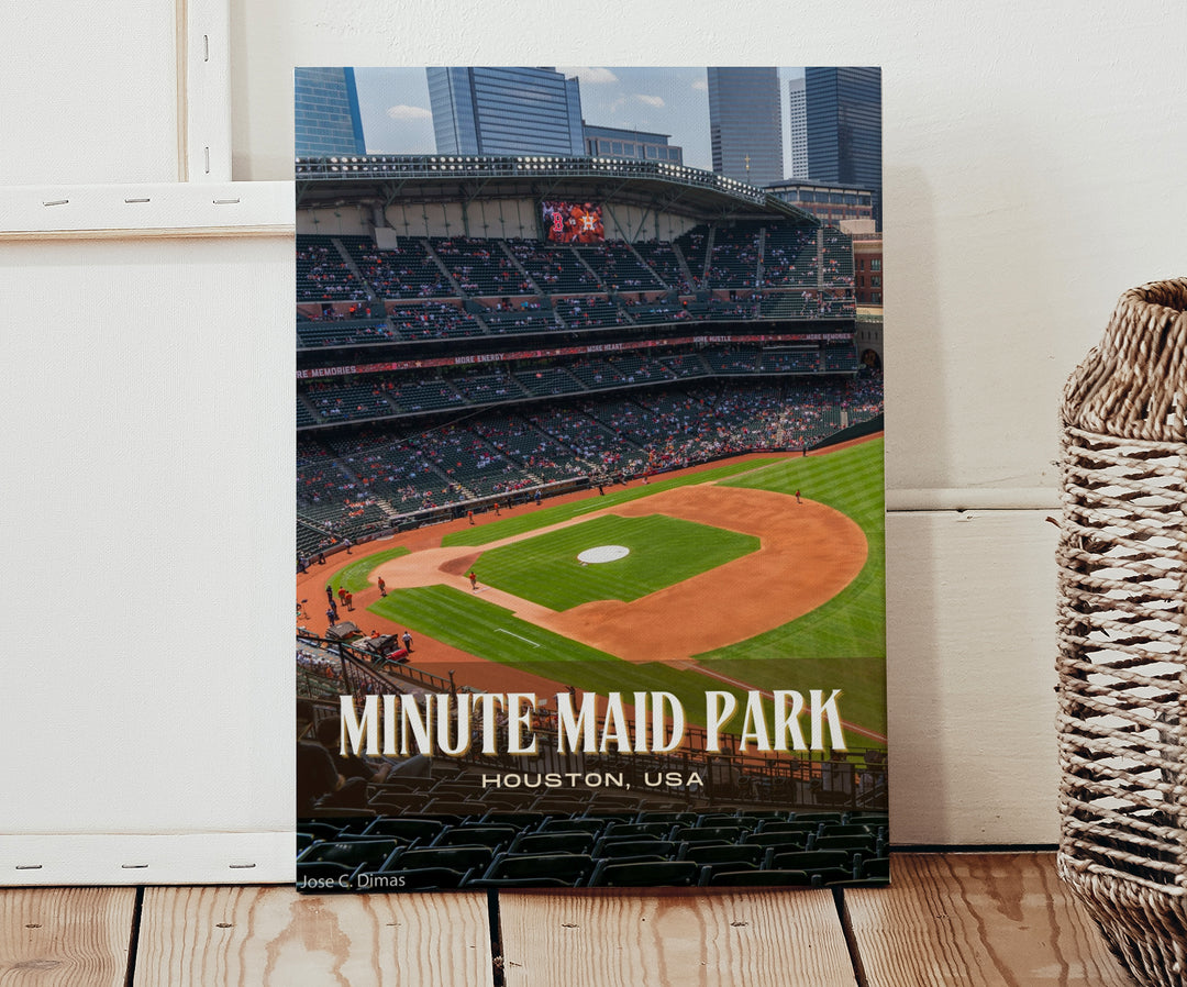 Minute Maid Park Stadium Baseball Wall Art