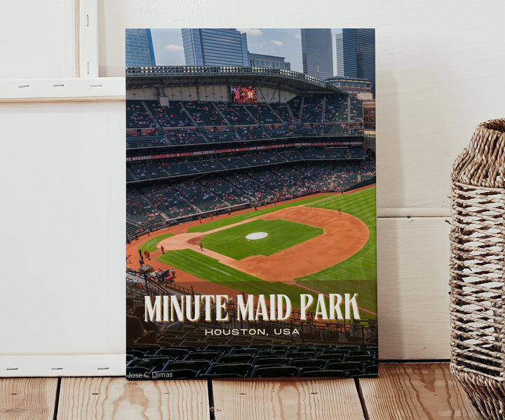 Minute Maid Park Stadium Baseball Wall Art