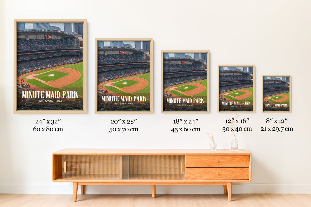 Minute Maid Park Stadium Baseball Wall Art