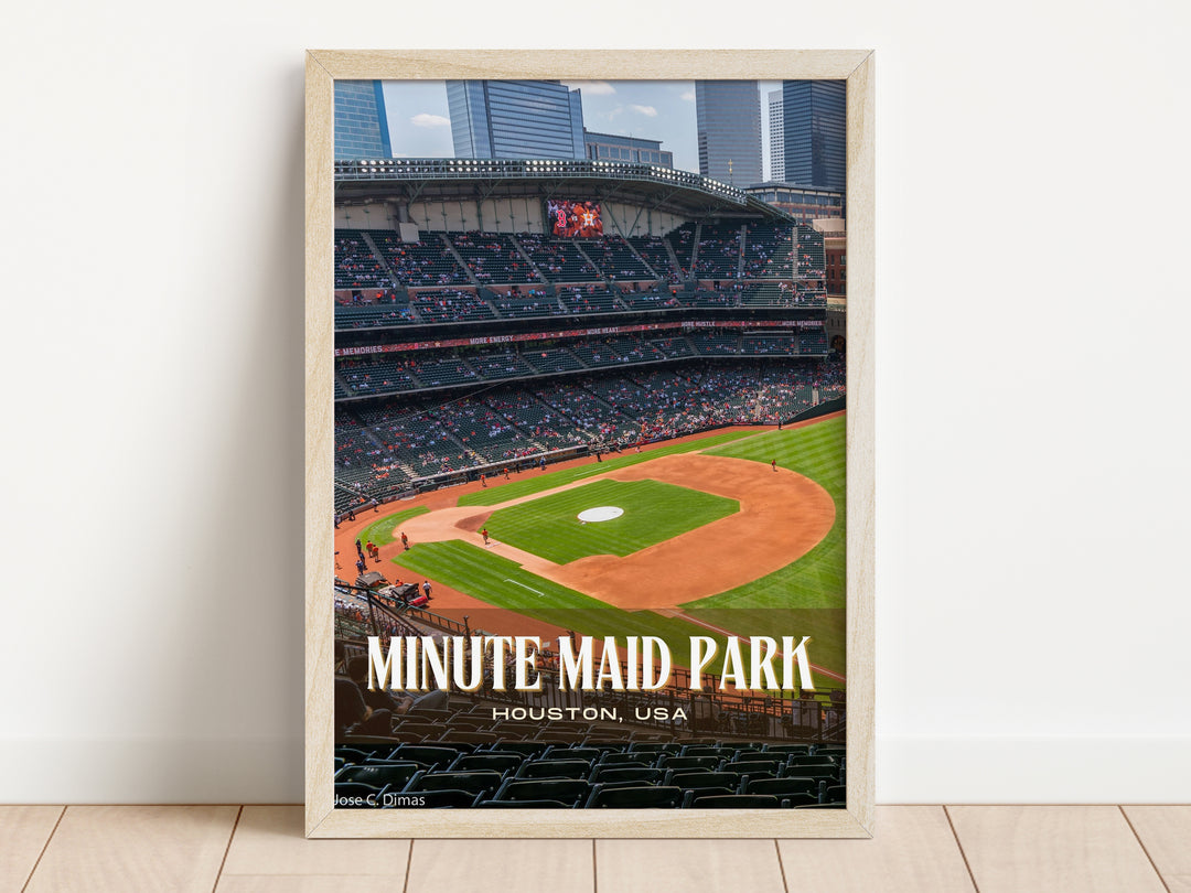 Minute Maid Park Stadium Baseball Wall Art