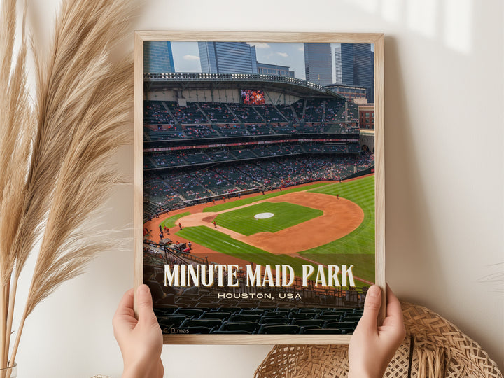 Minute Maid Park Stadium Baseball Wall Art