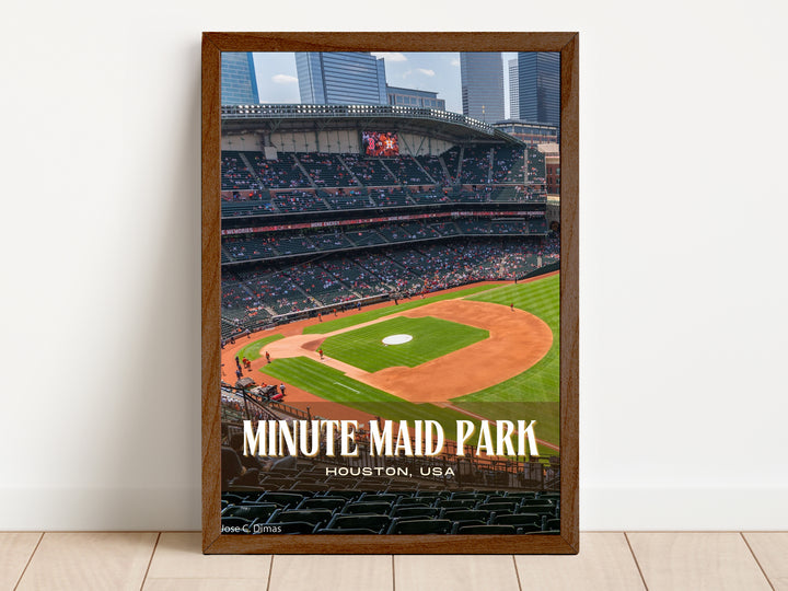 Minute Maid Park Stadium Baseball Wall Art