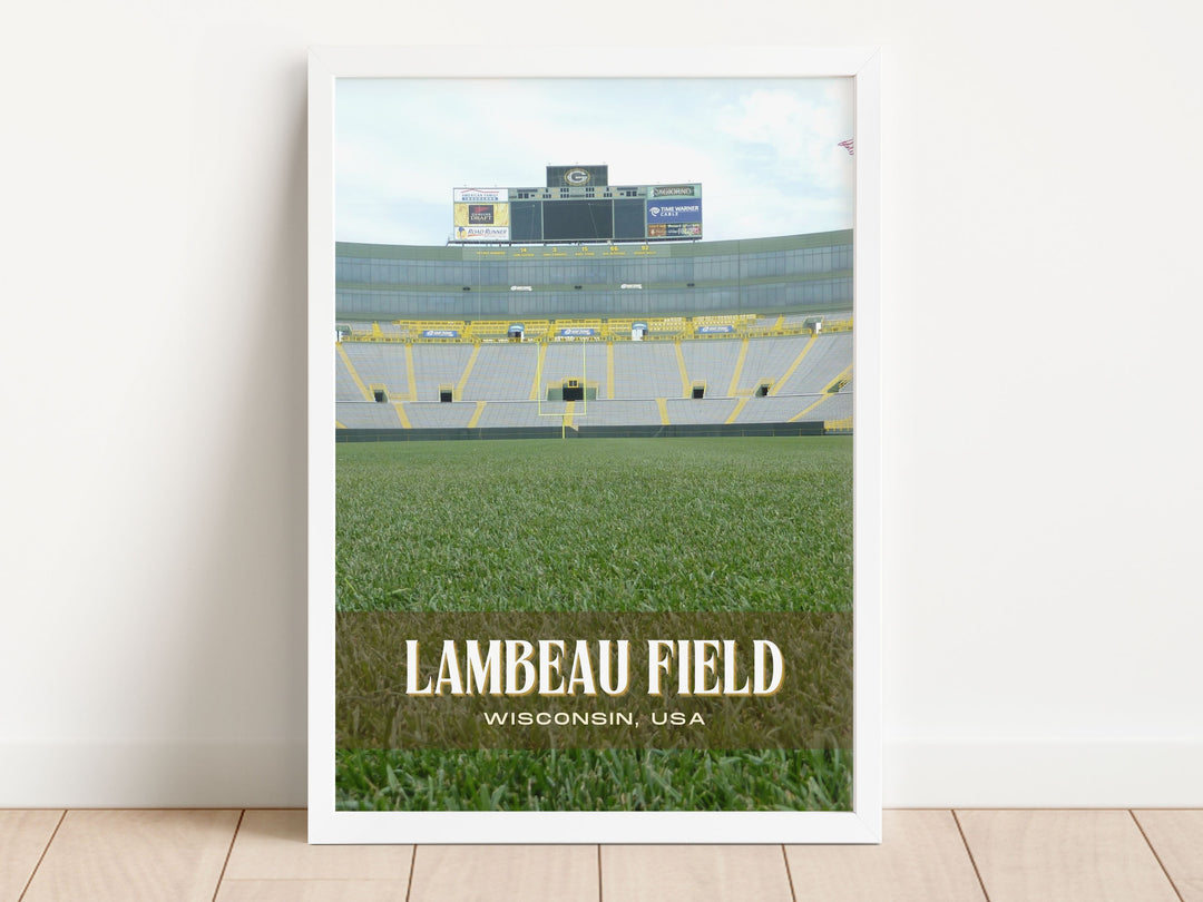 Lambeau Field Stadium Football Wall Art