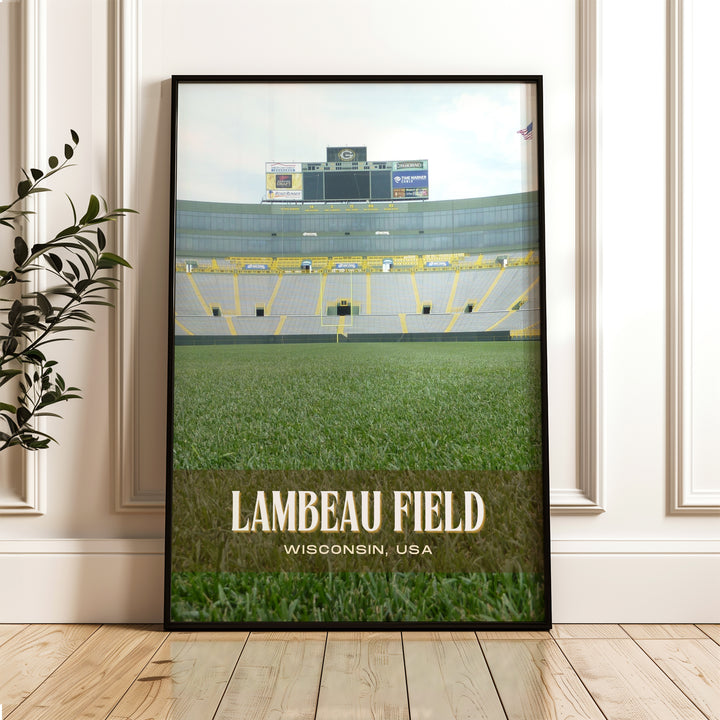 Lambeau Field Stadium Football Wall Art