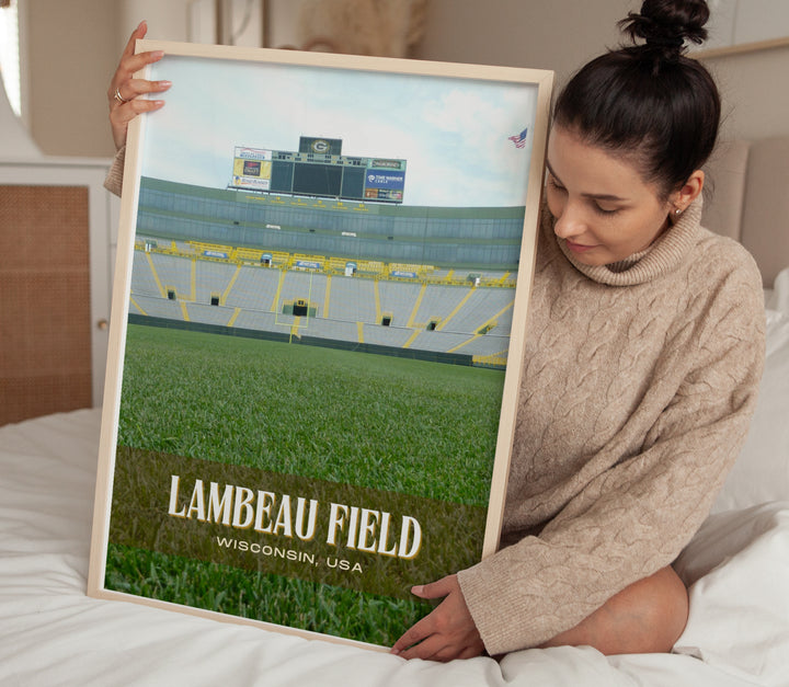 Lambeau Field Stadium Football Wall Art