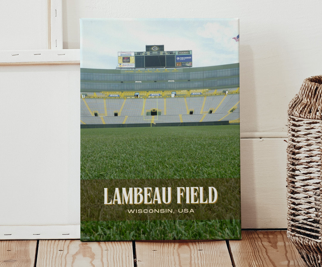 Lambeau Field Stadium Football Wall Art