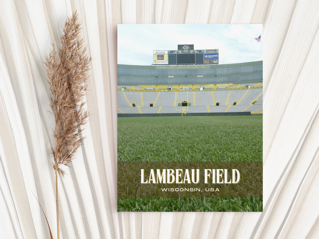 Lambeau Field Stadium Football Wall Art