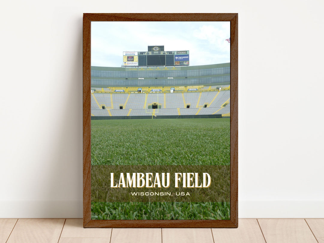 Lambeau Field Stadium Football Wall Art