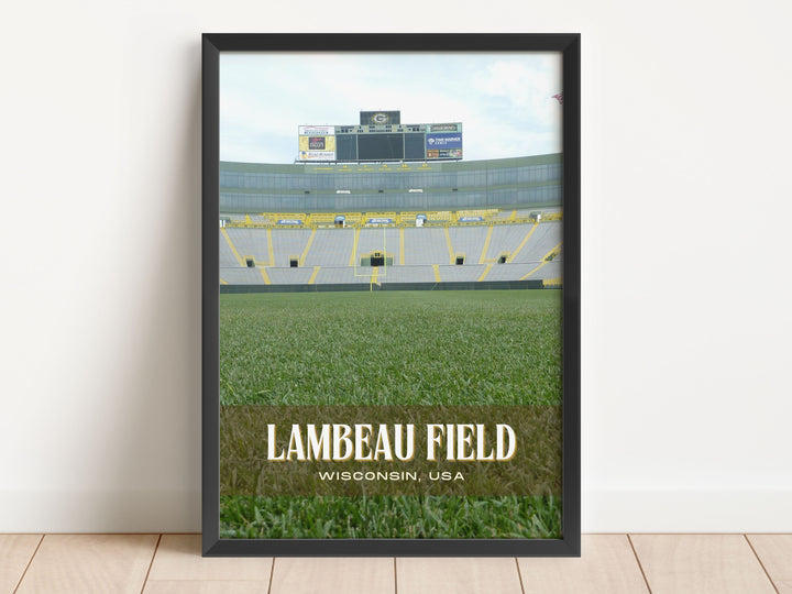 Lambeau Field Stadium Football Wall Art