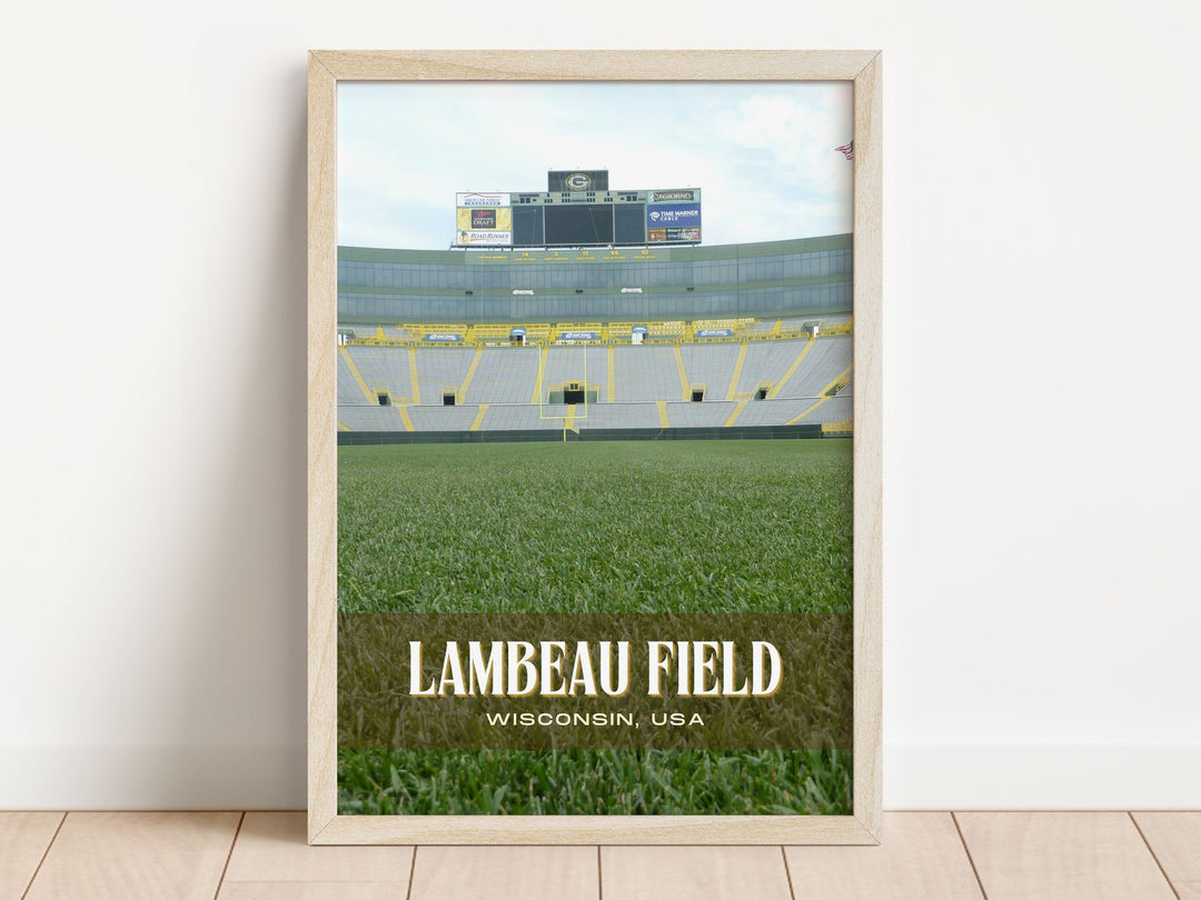 Lambeau Field Stadium Football Wall Art