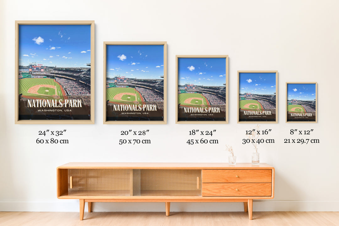 Nationals Park Stadium Baseball Wall Art