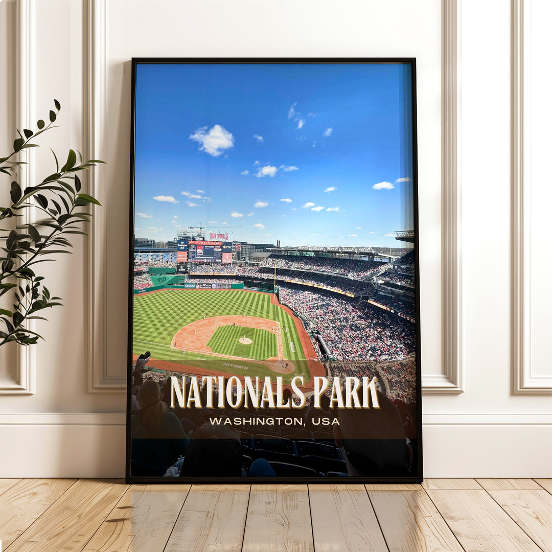 Nationals Park Stadium Baseball Wall Art