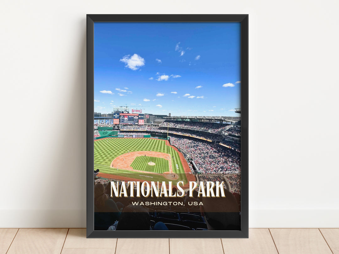 Nationals Park Stadium Baseball Wall Art