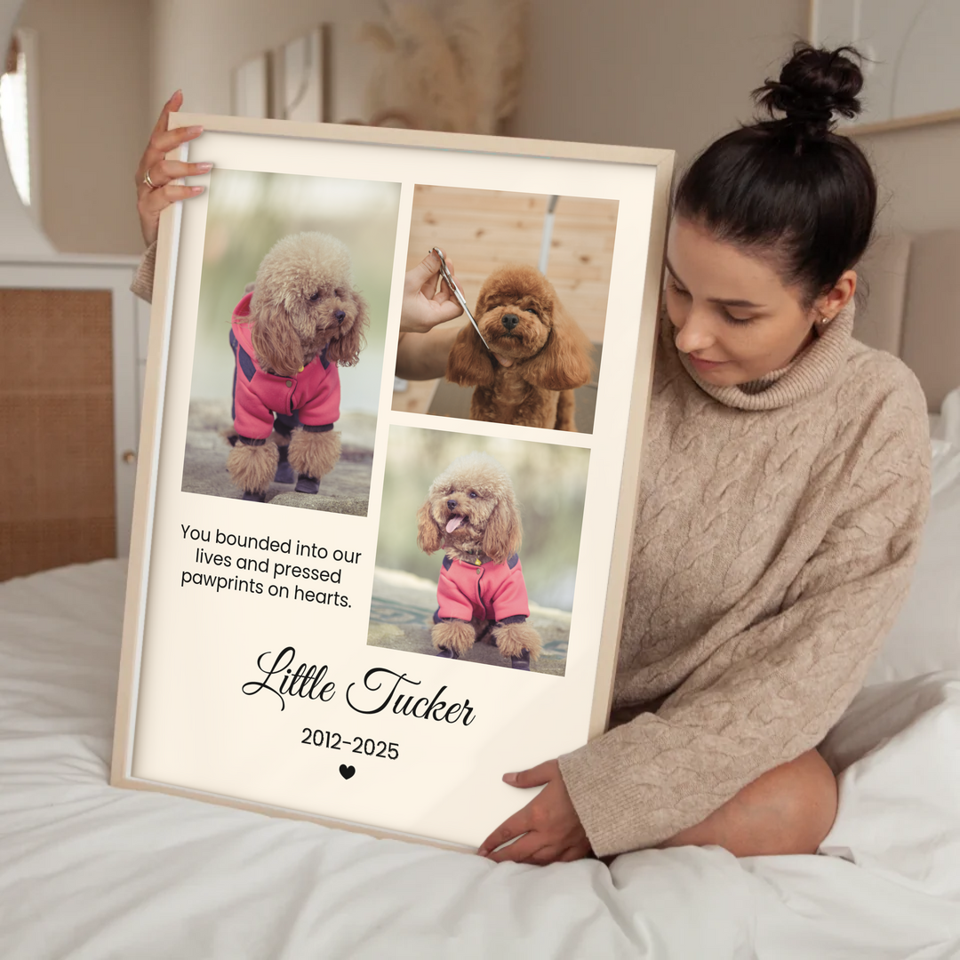 Personalized Pet Photo, Pet Memorial, Personalized Gifts for Pet Loss, Sympathy Gift, Custom pet print, Pet Lover Gift, Home Gift TW5. UM