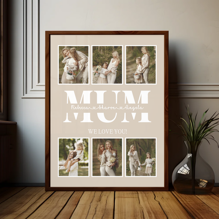 Personalized Photo, Mother Gifts, Birthday Gift for Mom, Mum Gift from Daughter, Mother's Day Gift, Best Mom Ever, Mom Christmas Gift TW6. UM
