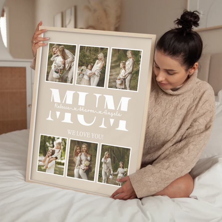 Personalized Photo, Mother Gifts, Birthday Gift for Mom, Mum Gift from Daughter, Mother's Day Gift, Best Mom Ever, Mom Christmas Gift TW6. UM
