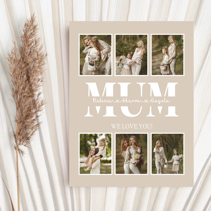 Personalized Photo, Mother Gifts, Birthday Gift for Mom, Mum Gift from Daughter, Mother's Day Gift, Best Mom Ever, Mom Christmas Gift TW6. UM