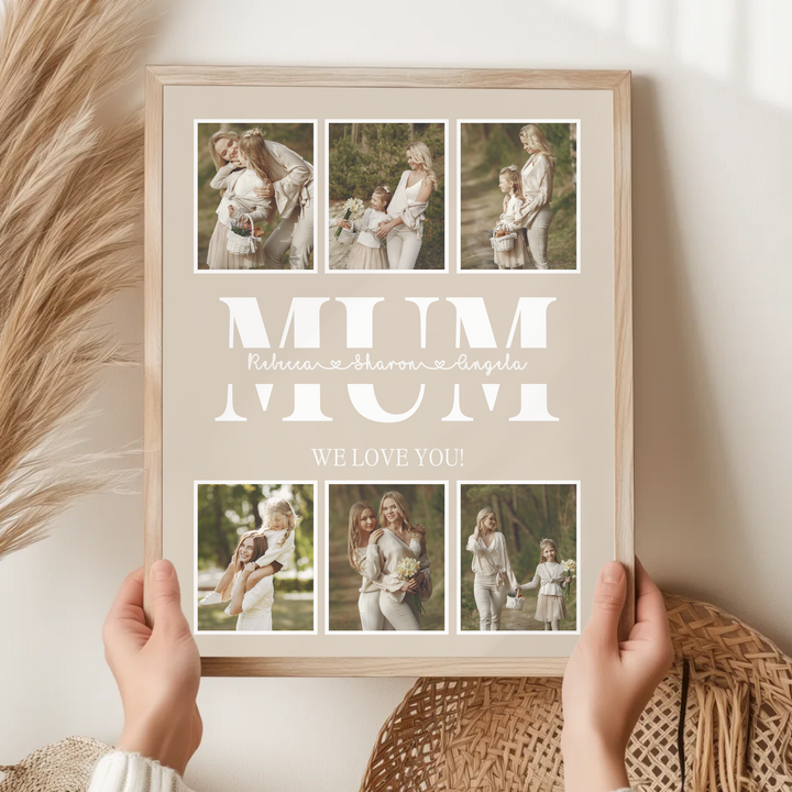 Personalized Photo, Mother Gifts, Birthday Gift for Mom, Mum Gift from Daughter, Mother's Day Gift, Best Mom Ever, Mom Christmas Gift TW6. UM