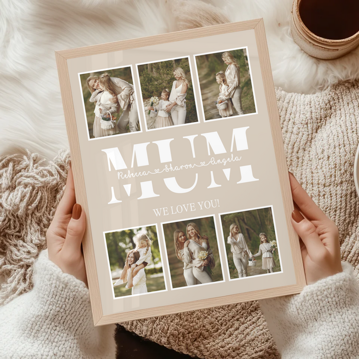 Personalized Photo, Mother Gifts, Birthday Gift for Mom, Mum Gift from Daughter, Mother's Day Gift, Best Mom Ever, Mom Christmas Gift TW6. UM
