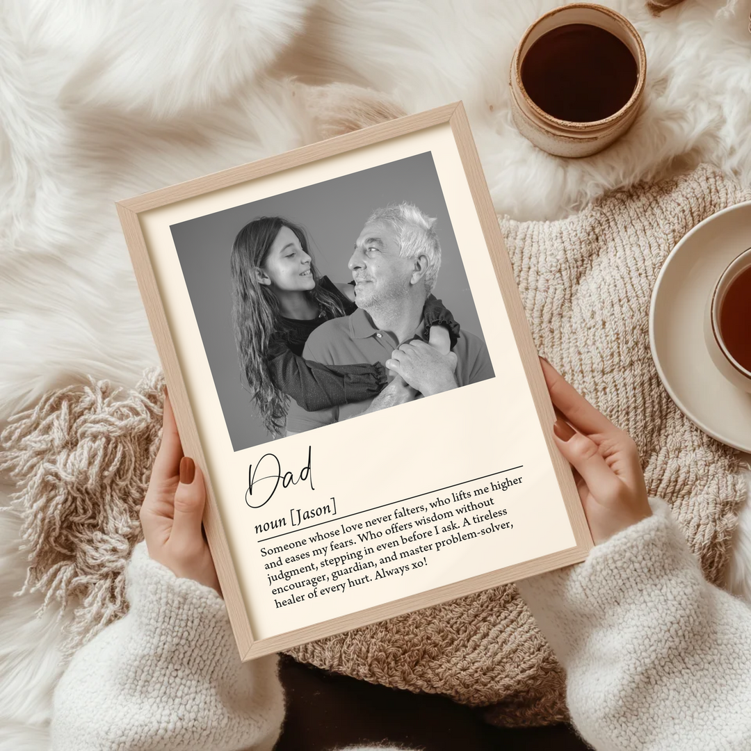 Dad Definition Print, Father's day gift, Dad Birthday, Dad Gift, Gift for Dad, Dad Wall art, Definition print, Best Dad Ever TW13 An
