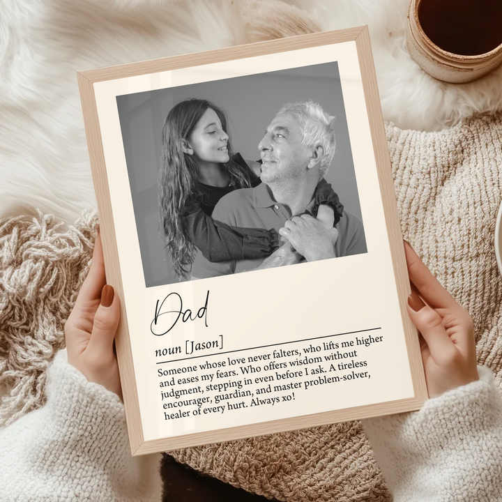 Dad Definition Print, Father's day gift, Dad Birthday, Dad Gift, Gift for Dad, Dad Wall art, Definition print, Best Dad Ever TW13 An