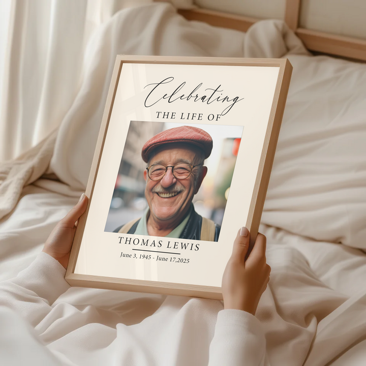 Funeral Welcome Sign, Celebration of Life Decoration, Large Funeral Poster, Memorial Sign Poster TW162. UM
