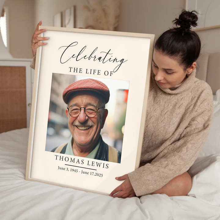 Funeral Welcome Sign, Celebration of Life Decoration, Large Funeral Poster, Memorial Sign Poster TW162. UM
