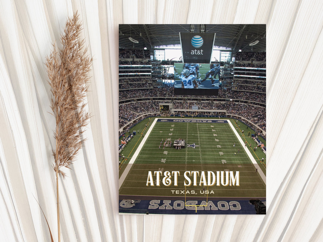 AT&T Stadium Football Wall Art