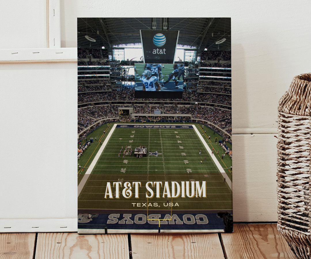 AT&T Stadium Football Wall Art