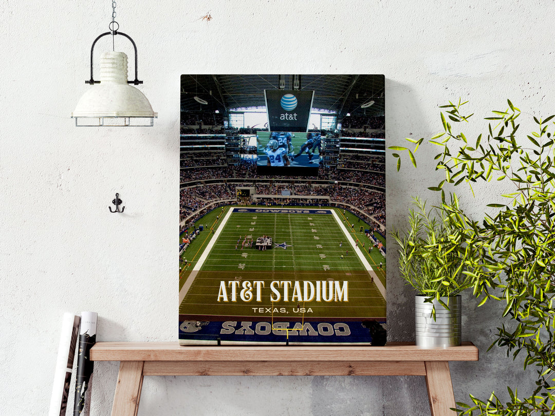 AT&T Stadium Football Wall Art