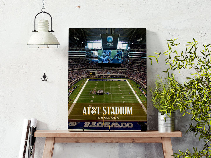 AT&T Stadium Football Wall Art