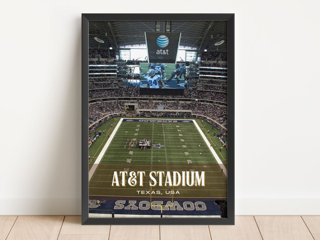 AT&T Stadium Football Wall Art