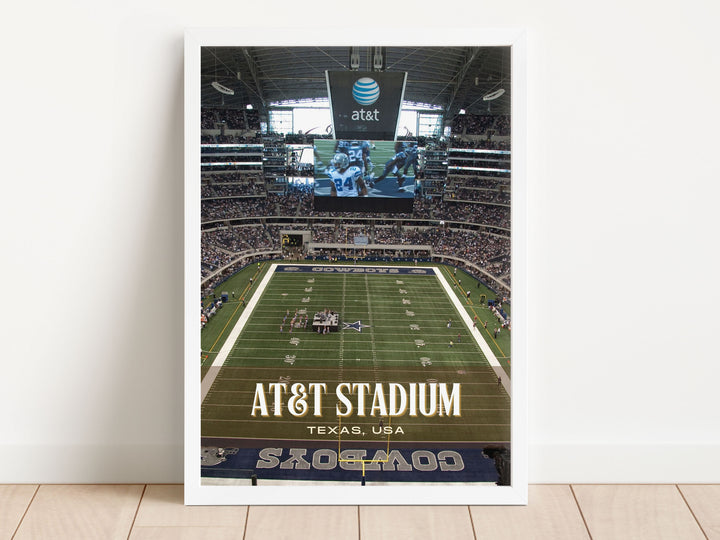 AT&T Stadium Football Wall Art