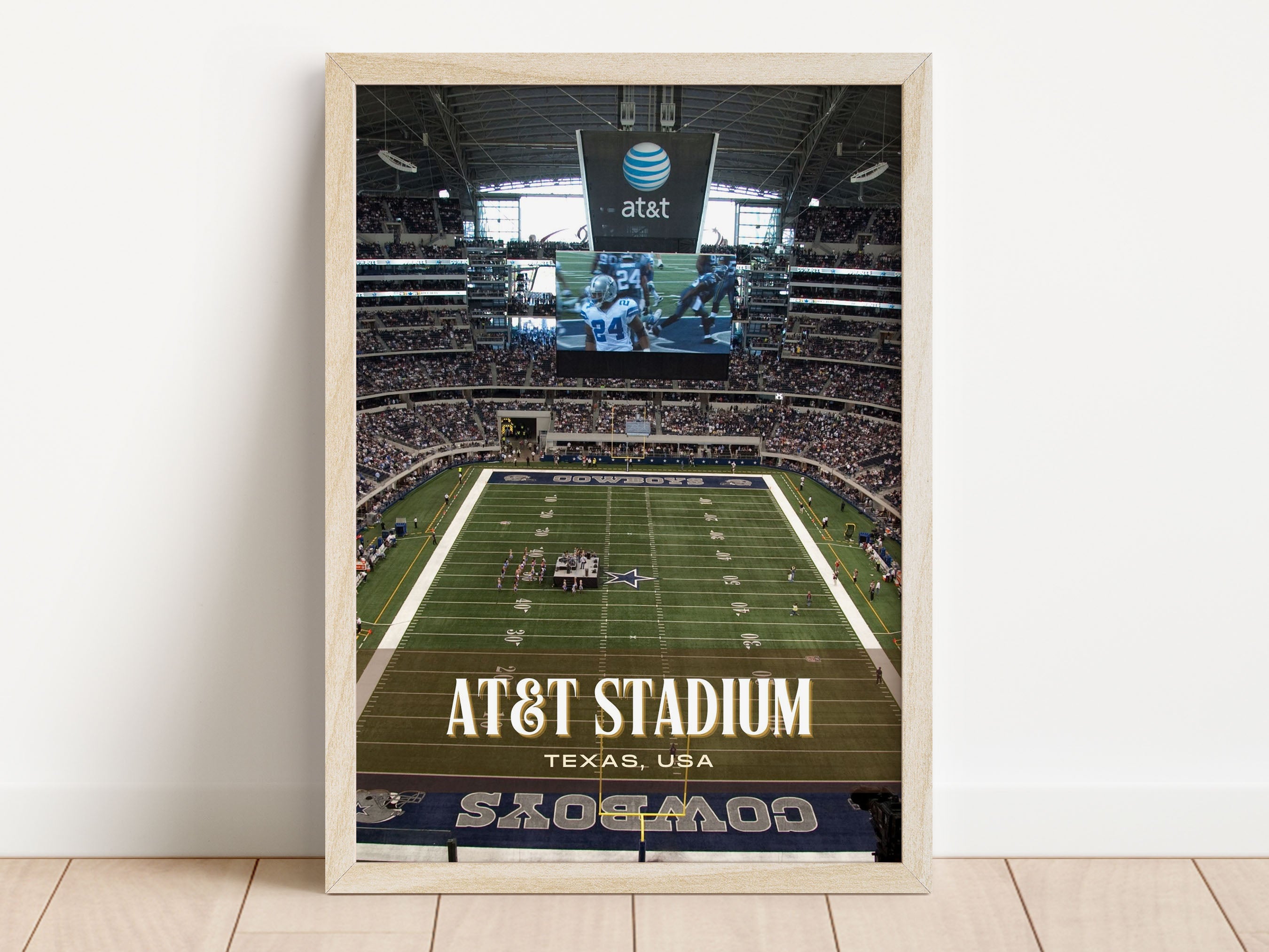 AT&T Football Stadium Arlington Wall Art, American Football Framed – JOYIE