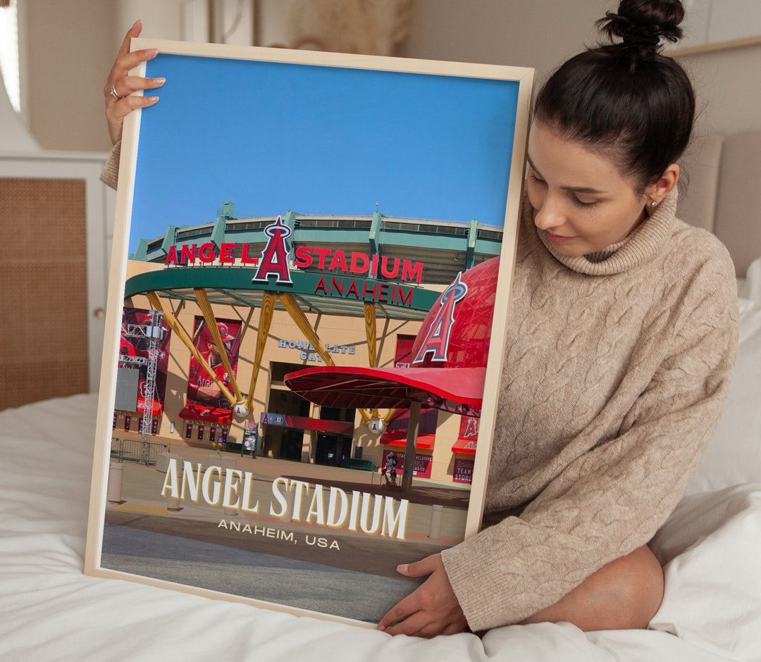 Angel Stadium Baseball Wall Art