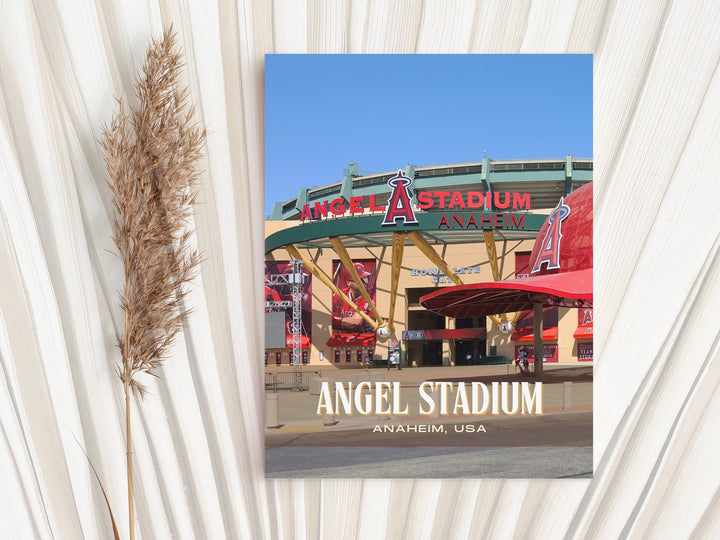 Angel Stadium Baseball Wall Art