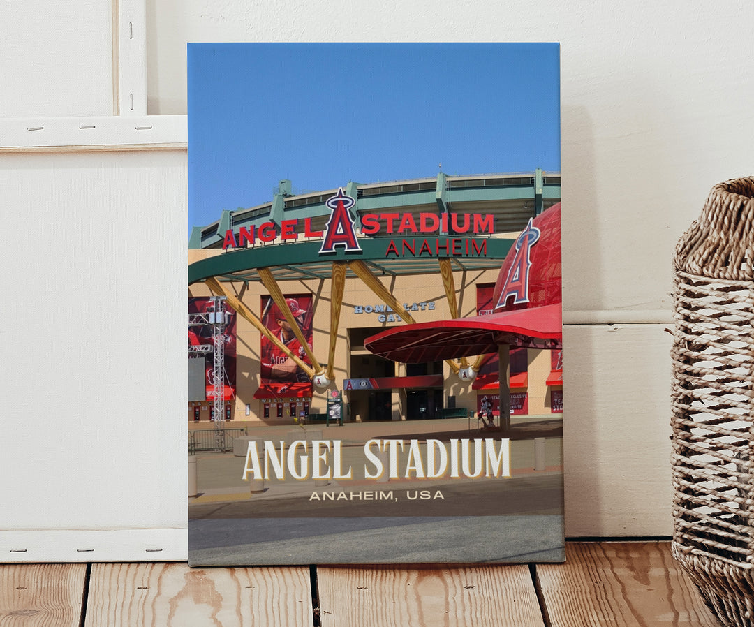 Angel Stadium Baseball Wall Art