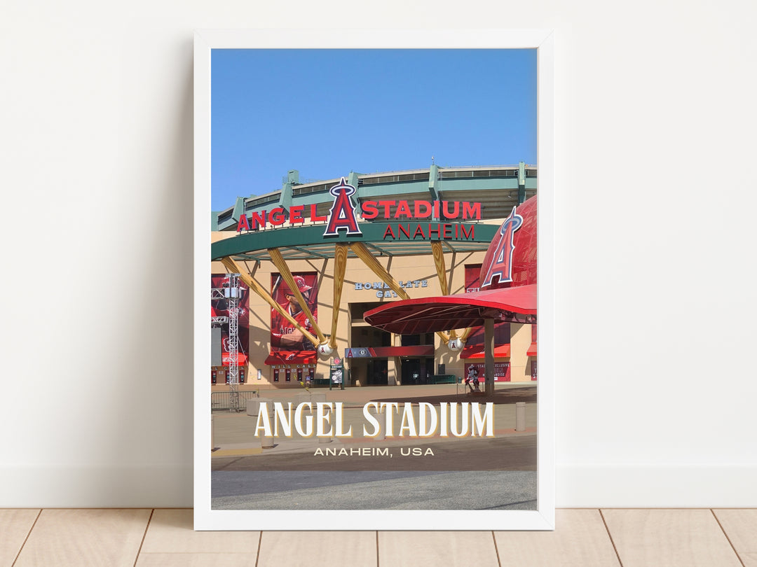 Angel Stadium Baseball Wall Art